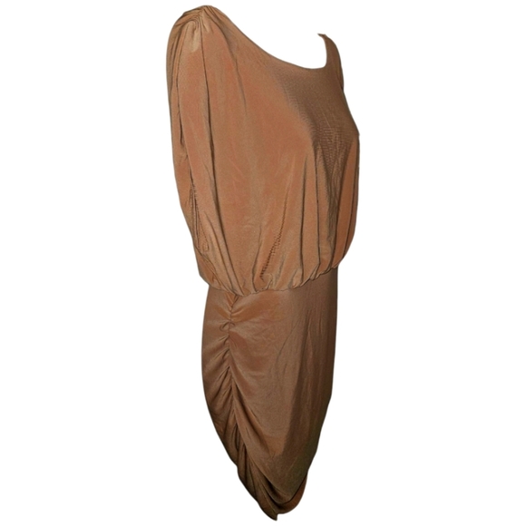 NWT Fashion Nova So Ruched Double Lined Mini Dress - Picture 3 of 4